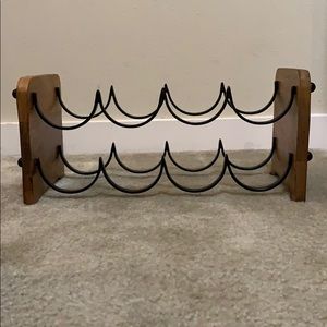 Rustic Wood Wine Rack